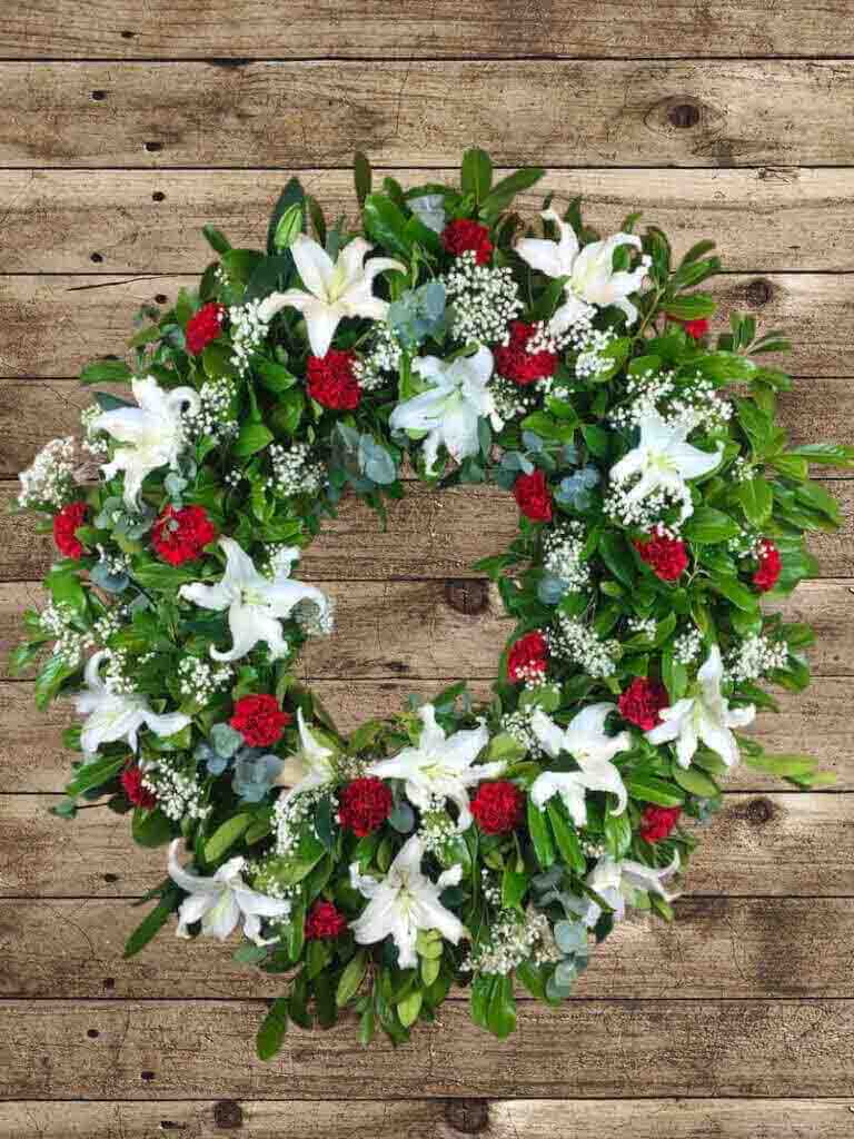 Corona de flores Iján