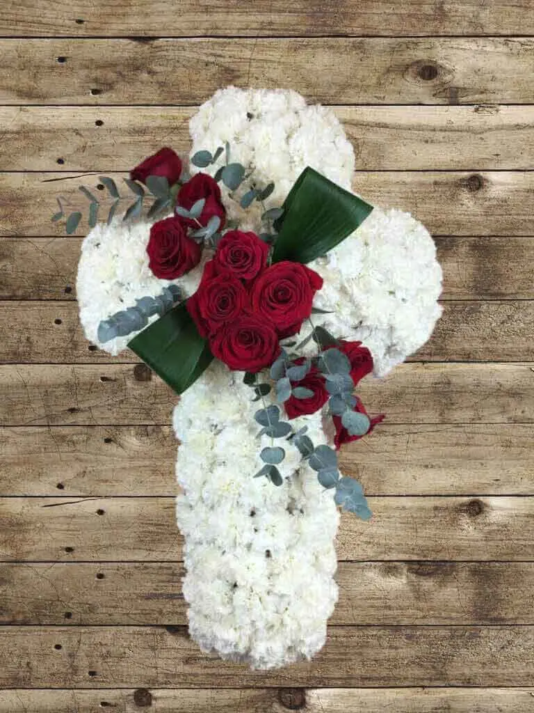 Cruz de flores Corallada