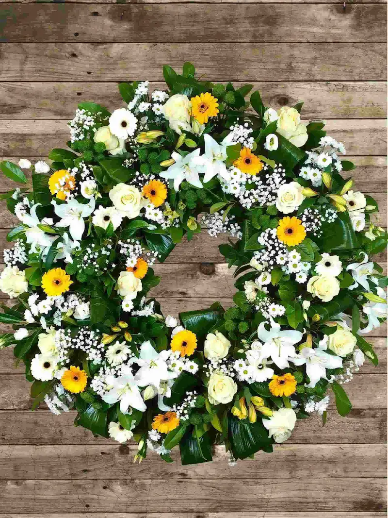 Corona de flores Zarza