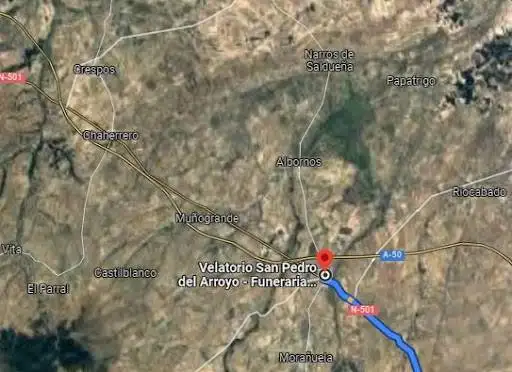 Floristería para Tanatorio San Pedro del Arroyo